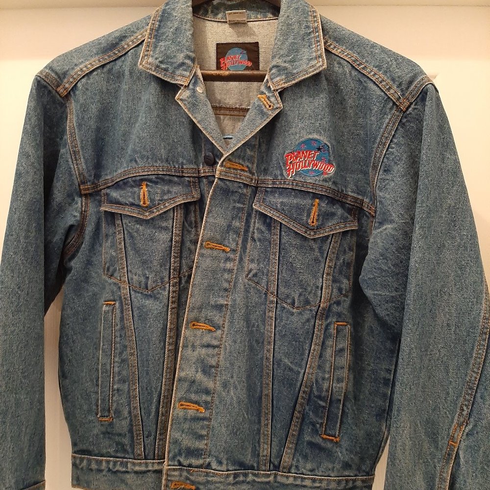 blue jean jacket from Planet Hollywood in Dallas